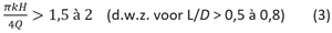 Formule 3: conditie waarvoor benadering wordt uitgewerkt.