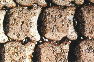 Foto van Hydroblock betonzuilen.