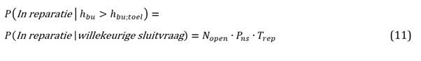 Aanname 1, 2 en 3 gecombineerd in formulevorm.