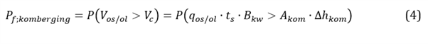 Formule 1 omgeschreven door substitutie van de eerdere definities.